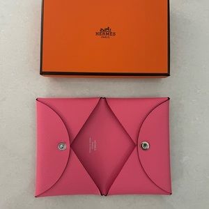 Hermes Calvi card case